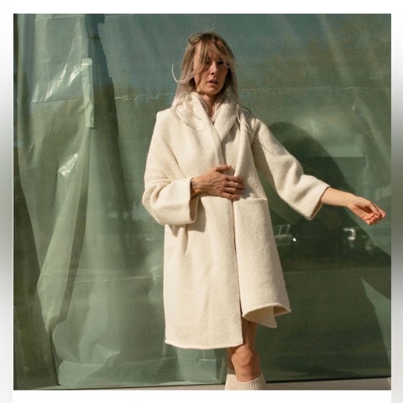 Lauren Manoogian Cardigan Raw White - Picture 2 of 3